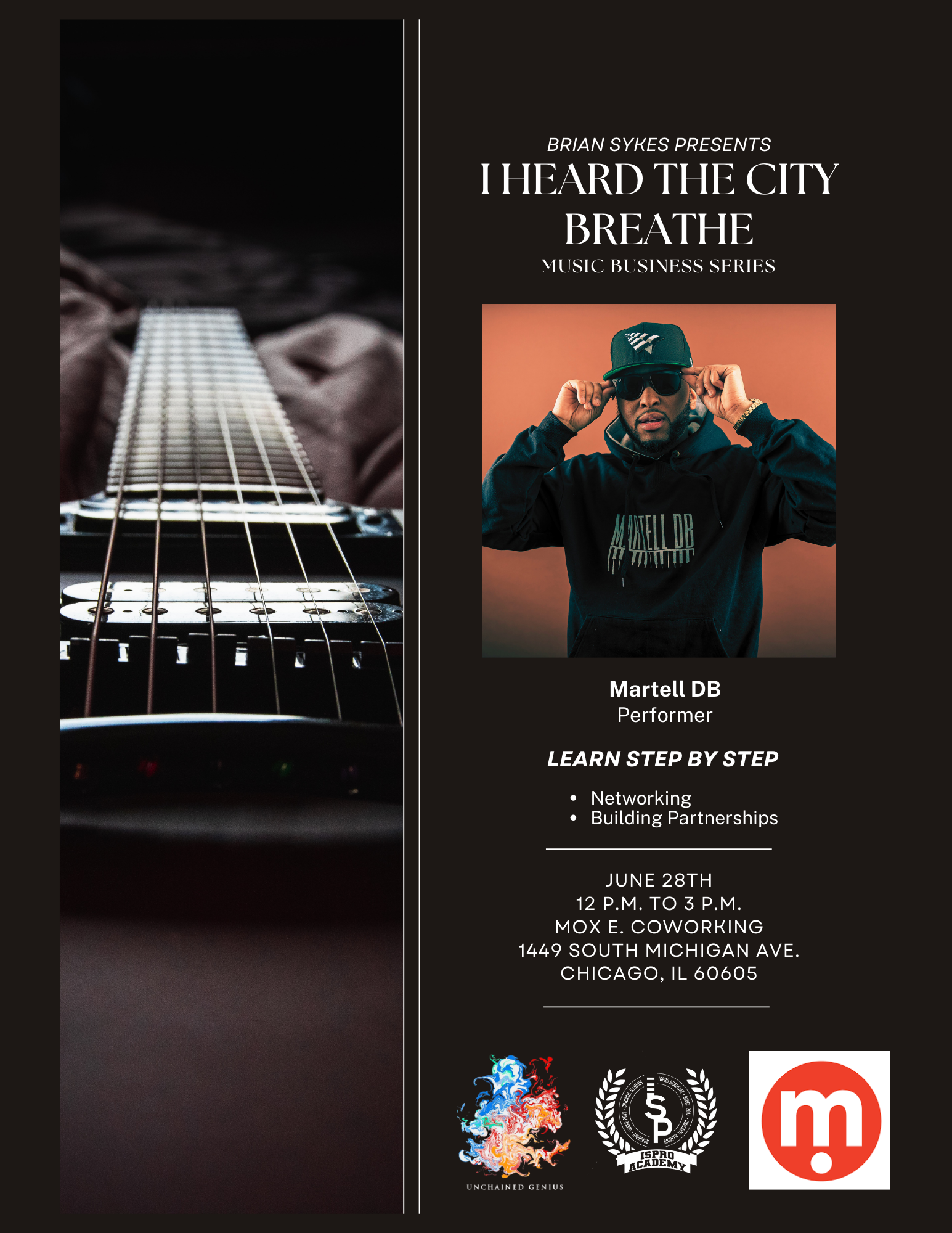 I Heard the City Breathe — Martell DB flyer