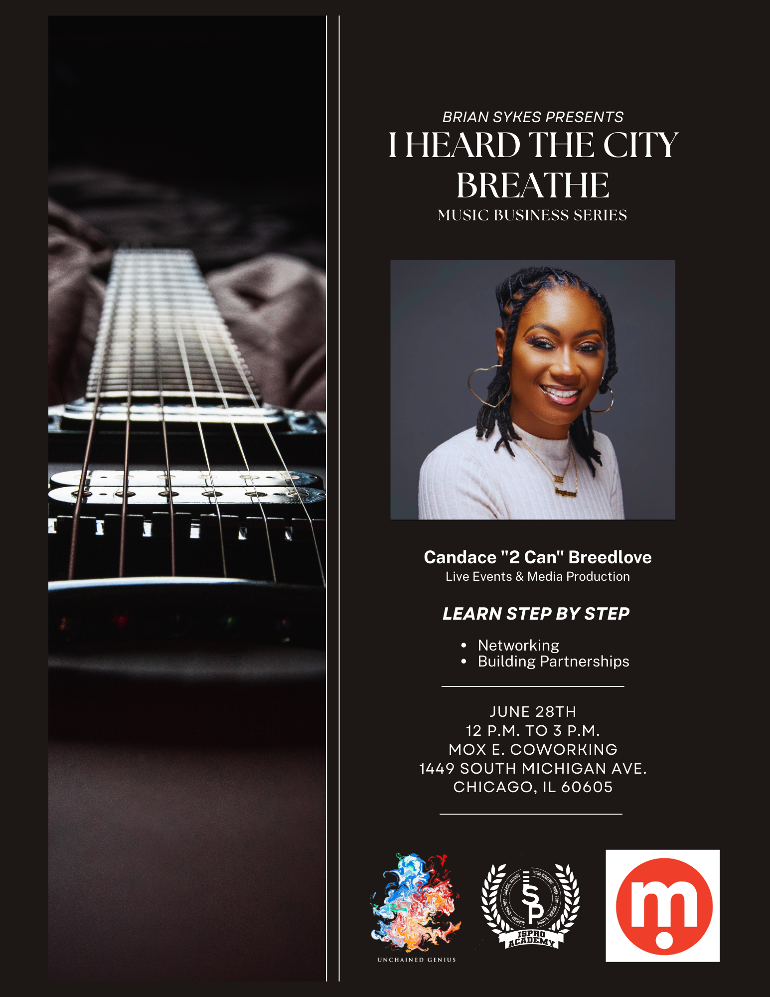I Heard the City Breathe — flyer